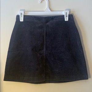 Dark grey corduroy skirt